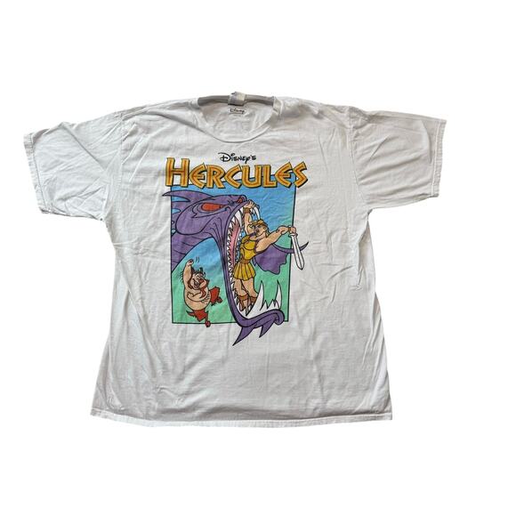 DISNEY Hercules T-shirt, size Men's XL. White - Picture 1 of 6